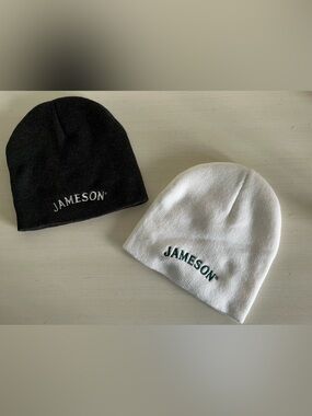 Black and White Jameson Beanies